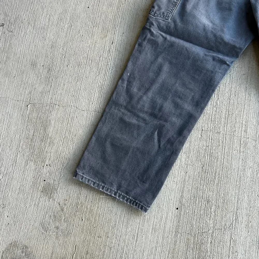Carhartt faded gray double knee work wear carpenter pants